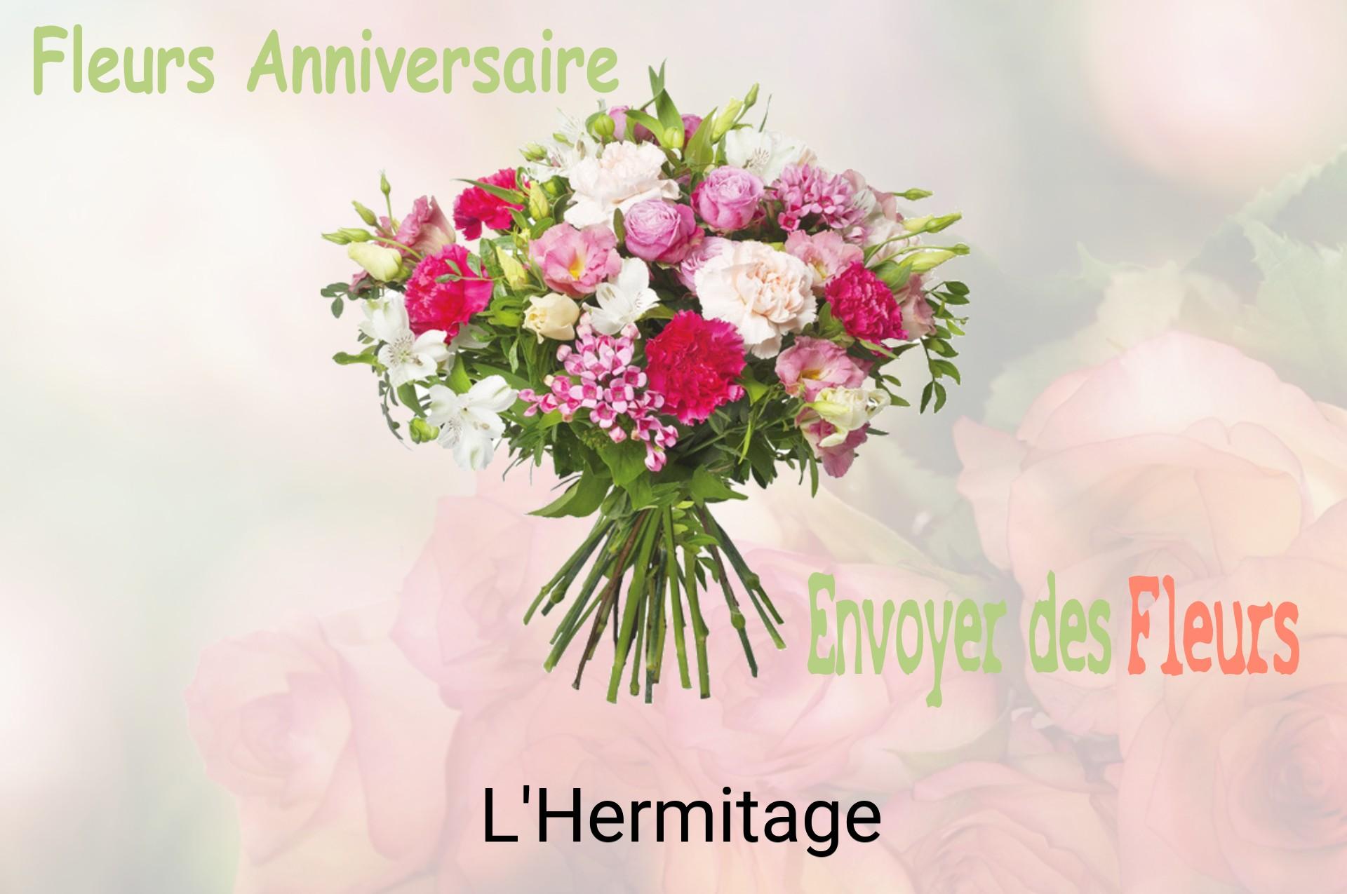 Bouquet de fleurs d’anniversaire livré à L'Hermitage
