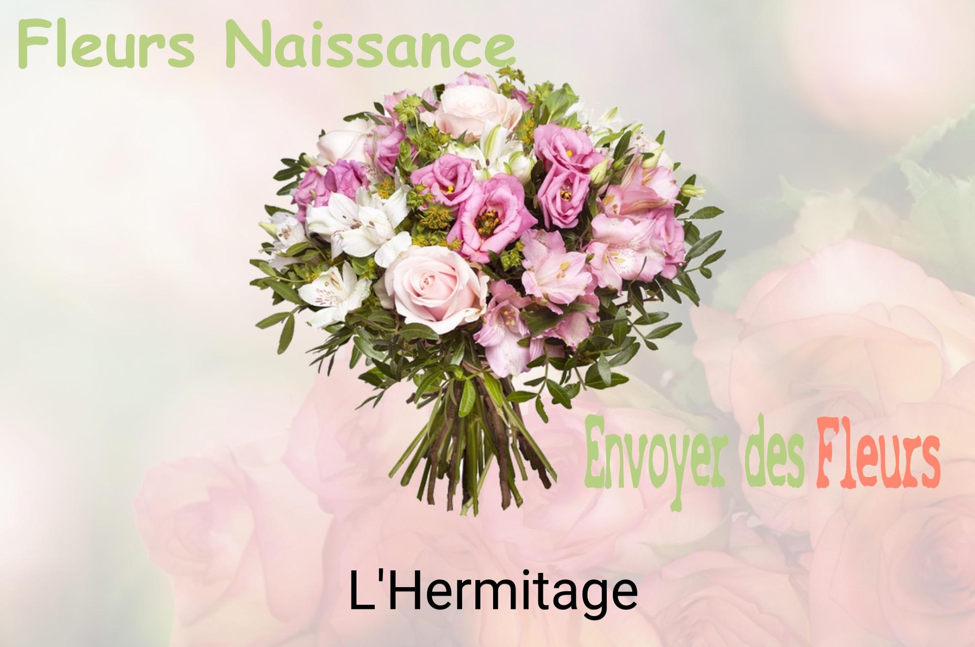 Bouquet de fleurs de naissance livré à L'Hermitage